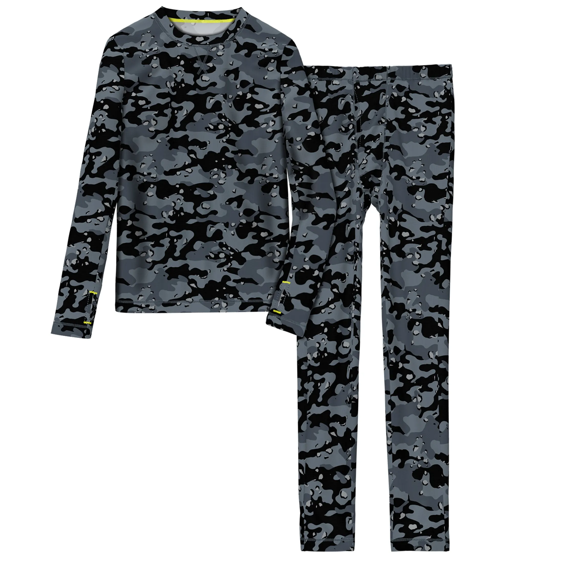 Boys Comfortech Stretch Poly 2 pc. Long Sleeve Crew & Pant Set