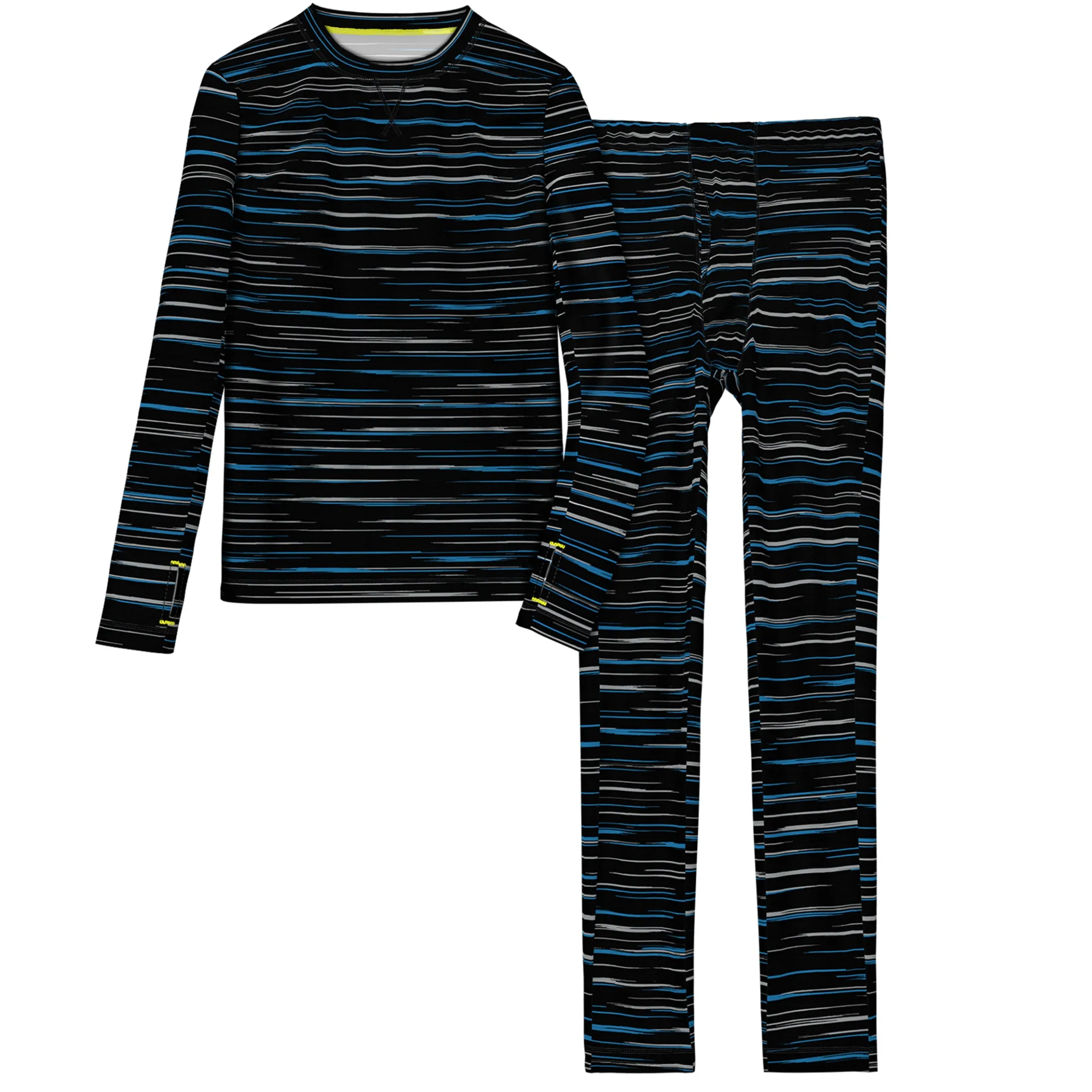 Boys Comfortech Stretch Poly 2 pc. Long Sleeve Crew & Pant Set