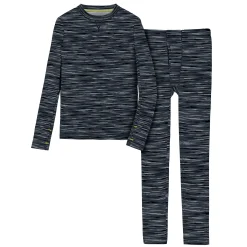 Boys Comfortech Stretch Poly 2 pc. Long Sleeve Crew & Pant Set