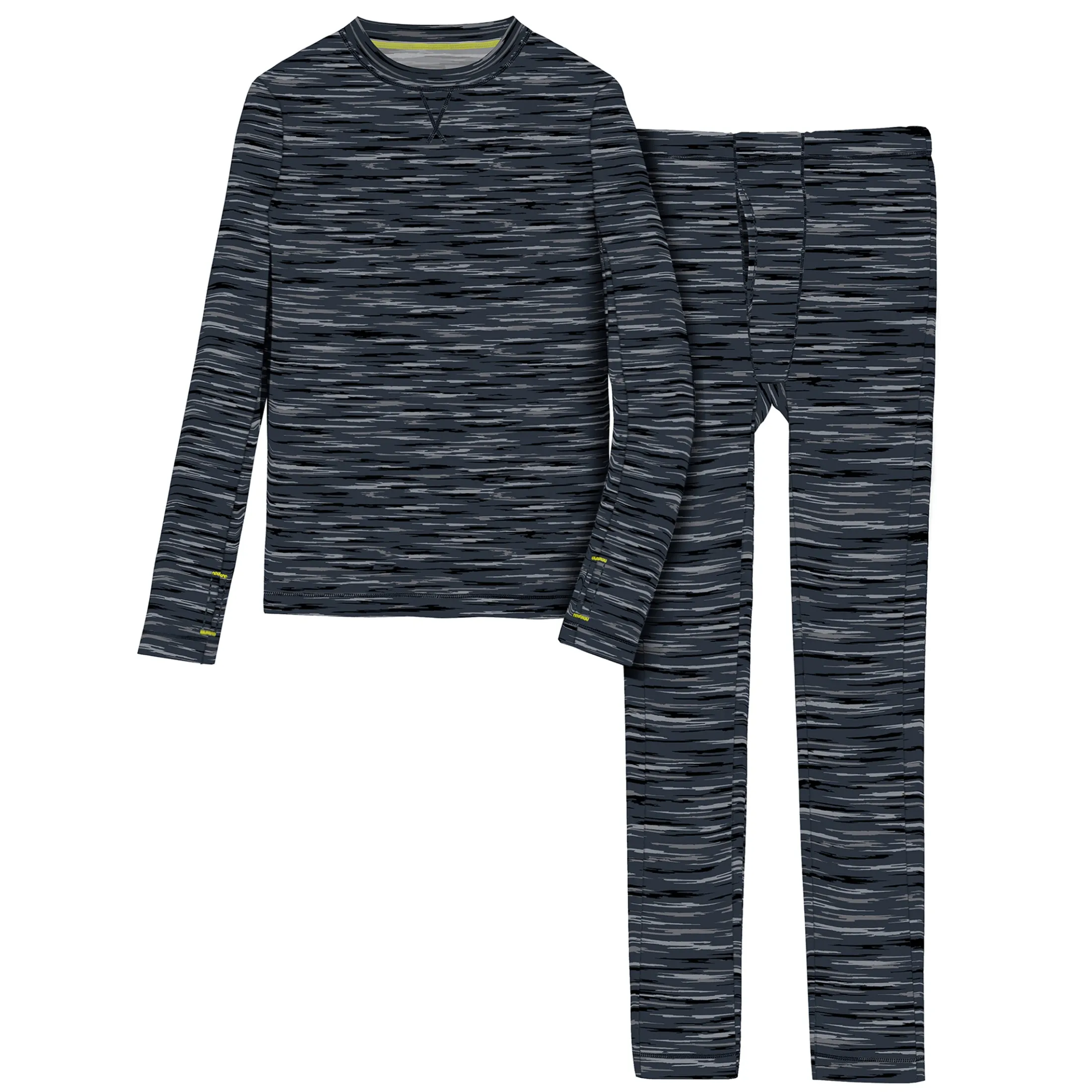 Boys Comfortech Stretch Poly 2 pc. Long Sleeve Crew & Pant Set