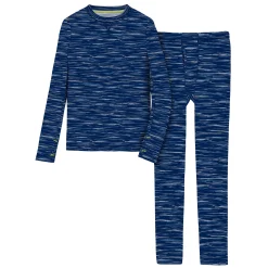 Boys Comfortech Stretch Poly 2 pc. Long Sleeve Crew & Pant Set