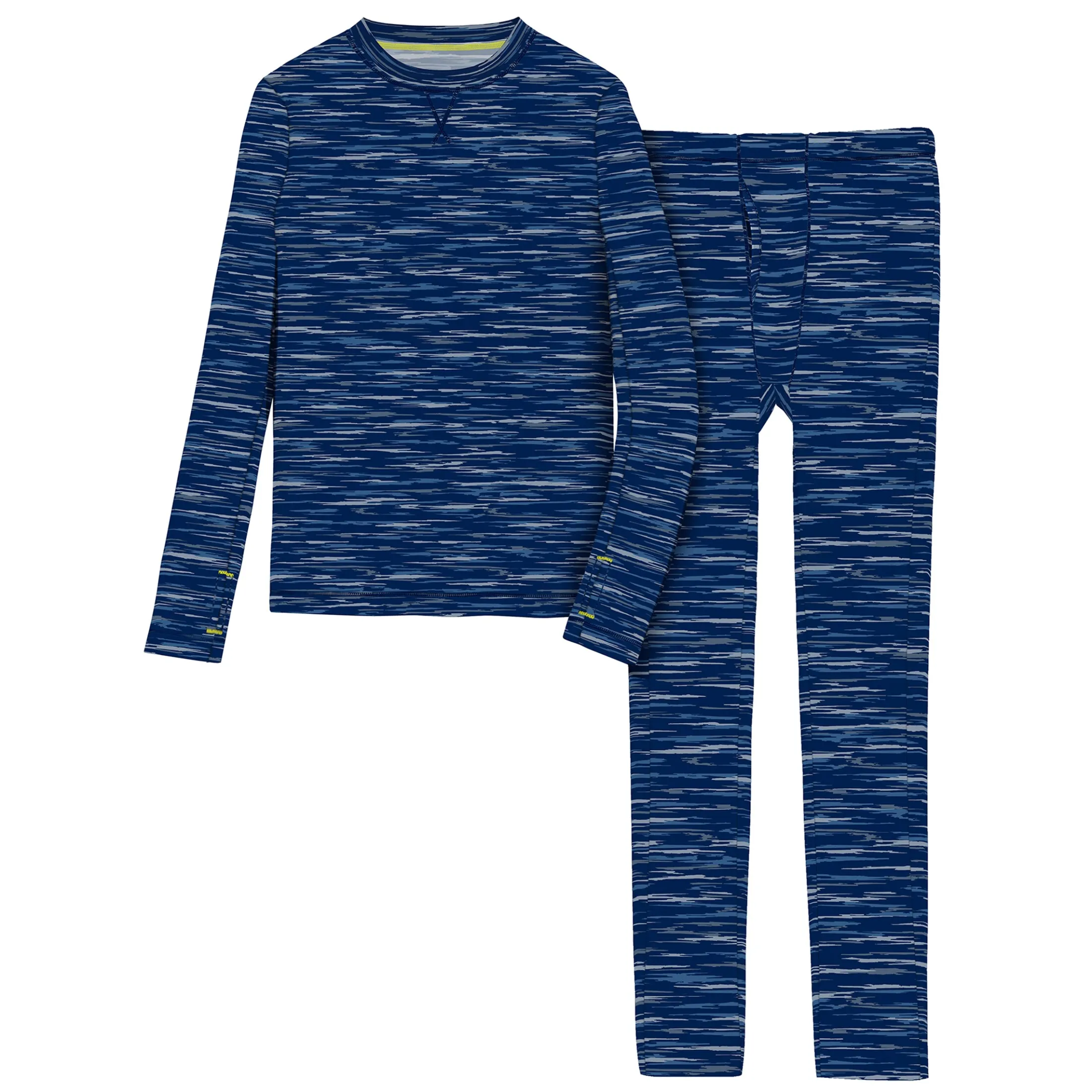 Boys Comfortech Stretch Poly 2 pc. Long Sleeve Crew & Pant Set