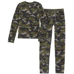 Boys Fleecewear With Stretch 2 pc. Long Sleeve Crew & Pant Set