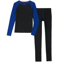Boys Thermal 2 pc. Faux Raglan Long Sleeve Crew & Pant Set