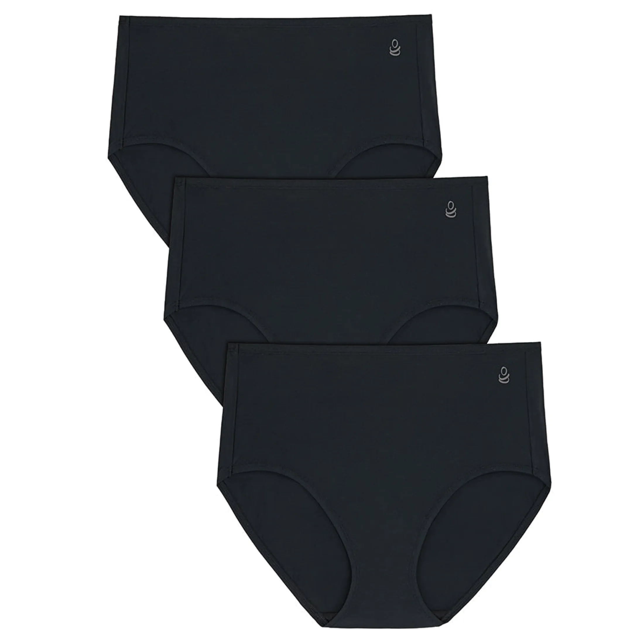 Brushed Microfiber Full Brief Panty 3-Pack