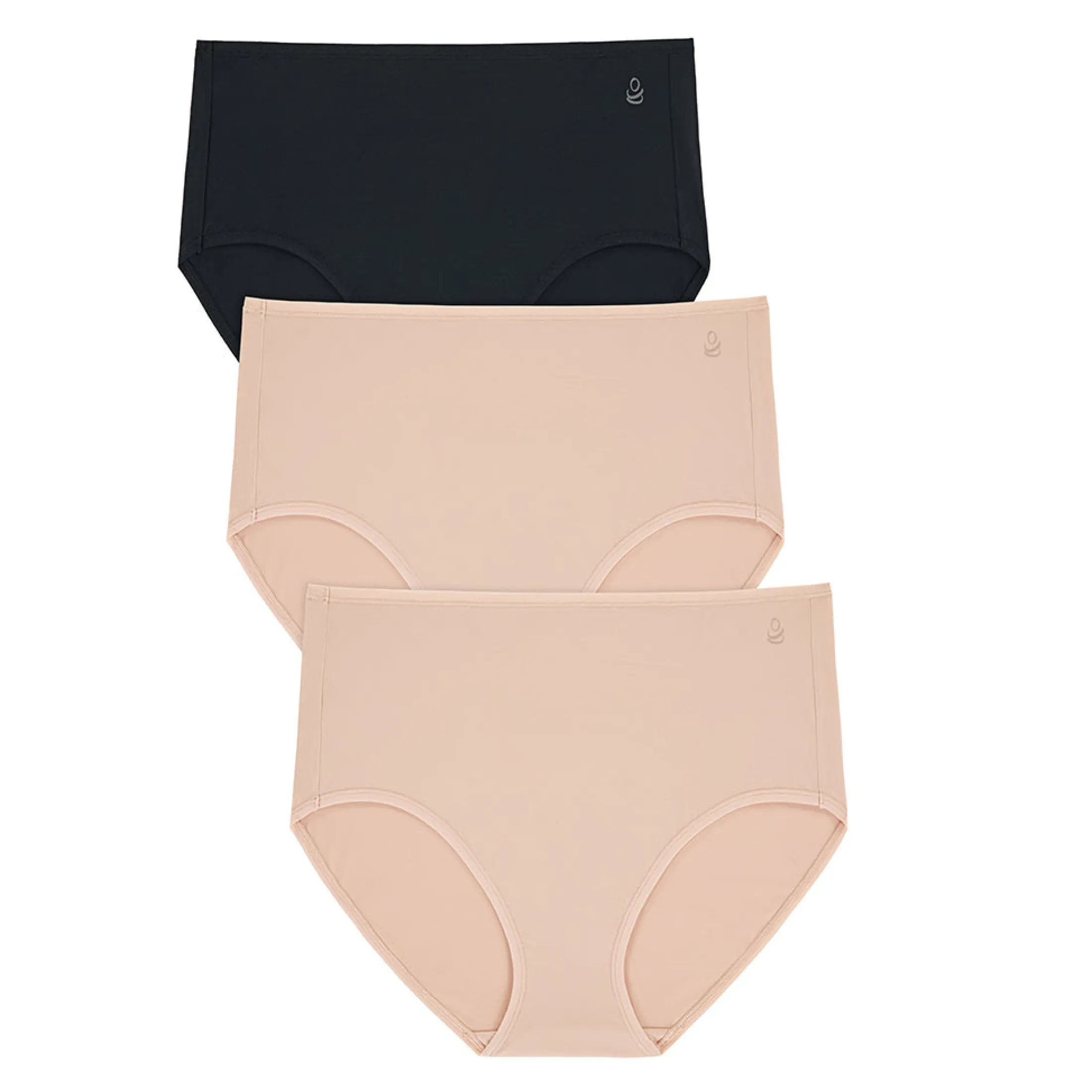 Brushed Microfiber Full Brief Panty 3-Pack