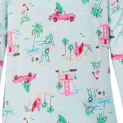 Brushed Sweater Knit Long Sleeve Top with Jogger 2-Pc Pajama Set