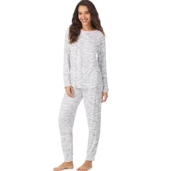 Brushed Sweater Knit Long Sleeve Pajama Set