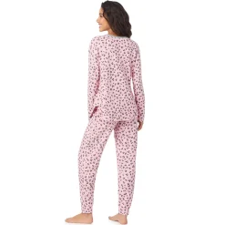 Brushed Sweater Knit Long Sleeve Pajama Set