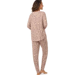Brushed Sweater Knit Long Sleeve Pajama Set
