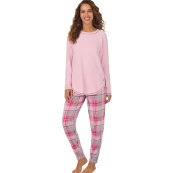Brushed Sweater Knit Long Sleeve Pajama Set