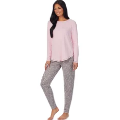Brushed Sweater Knit Long Sleeve Pajama Set