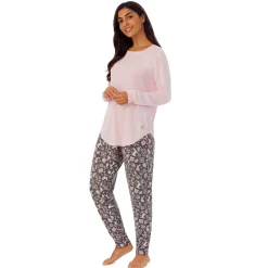 Brushed Sweater Knit Long Sleeve Pajama Set