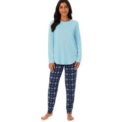 Brushed Sweater Knit Long Sleeve Pajama Set