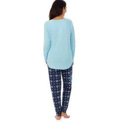Brushed Sweater Knit Long Sleeve Pajama Set