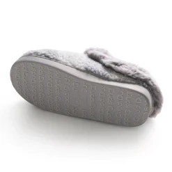 Buffalo Plaid Clog Slipper with Contrast Sherpa Lining