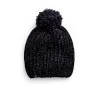 Chenille Beanie with Pom