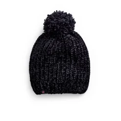 Chenille Beanie with Pom