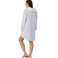 Chenille Zip Robe with Hood