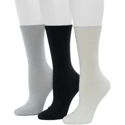 Circles Texture Midweight Crew Sock 3-Pack