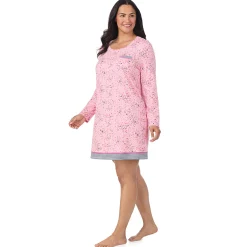 Cotton Rich Long Sleeve Sleepshirt PLUS