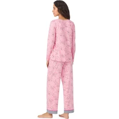 Cotton Rich Long Sleeve Top with Pant Pajama Set