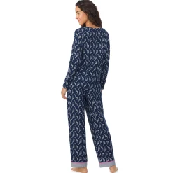 Cotton Rich Long Sleeve Top with Pant Pajama Set