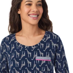 Cotton Rich Long Sleeve Top with Pant Pajama Set