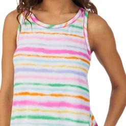 Cotton-Blend Sleeveless Sleep Midi-Gown