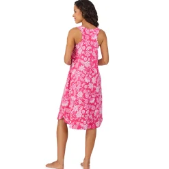 Cotton-Blend Sleeveless Sleep Midi-Gown