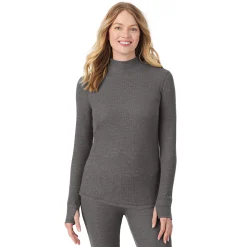 Cozy Stretch Thermal Long Sleeve Mock Neck