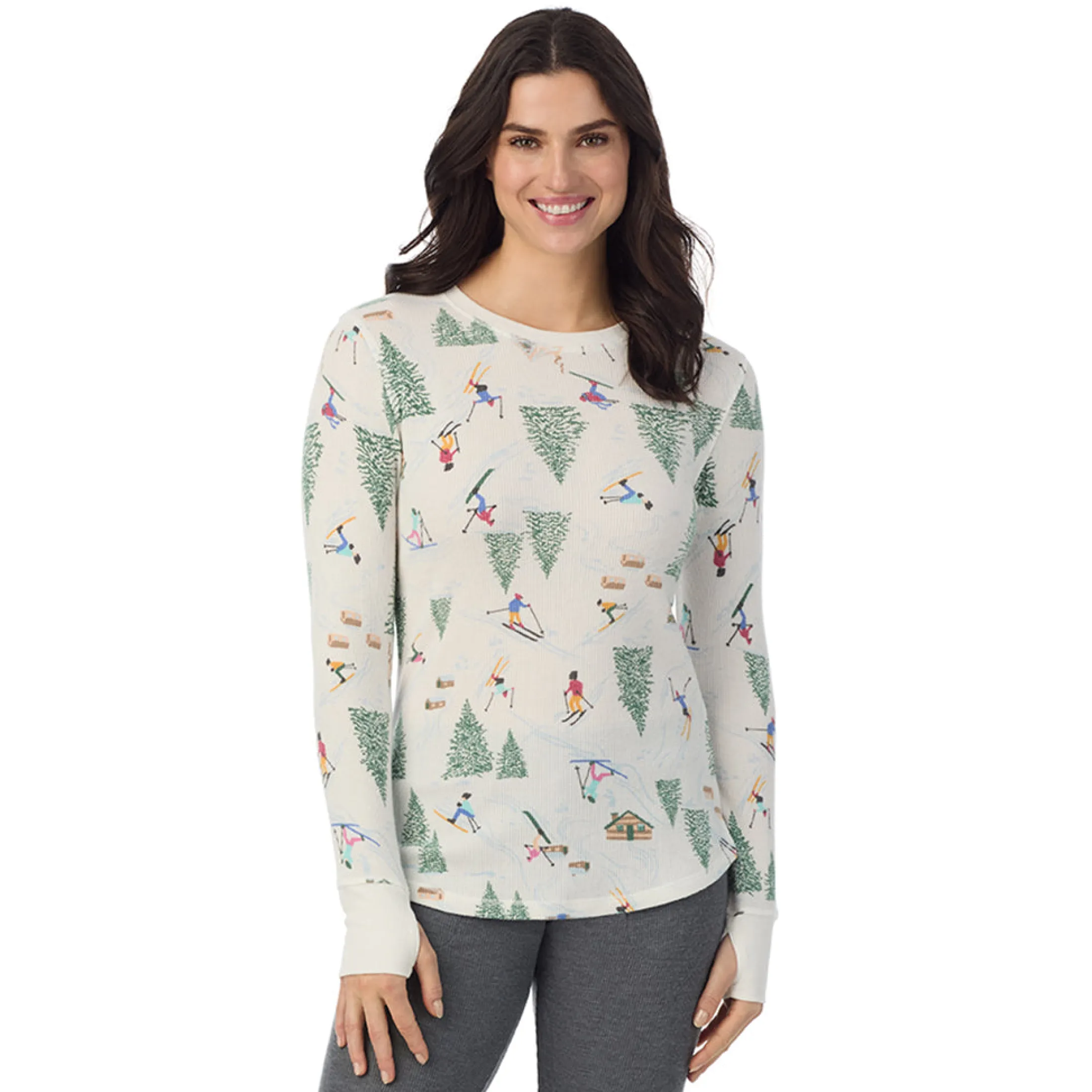 Cozy Stretch Thermal Long Sleeve Crew