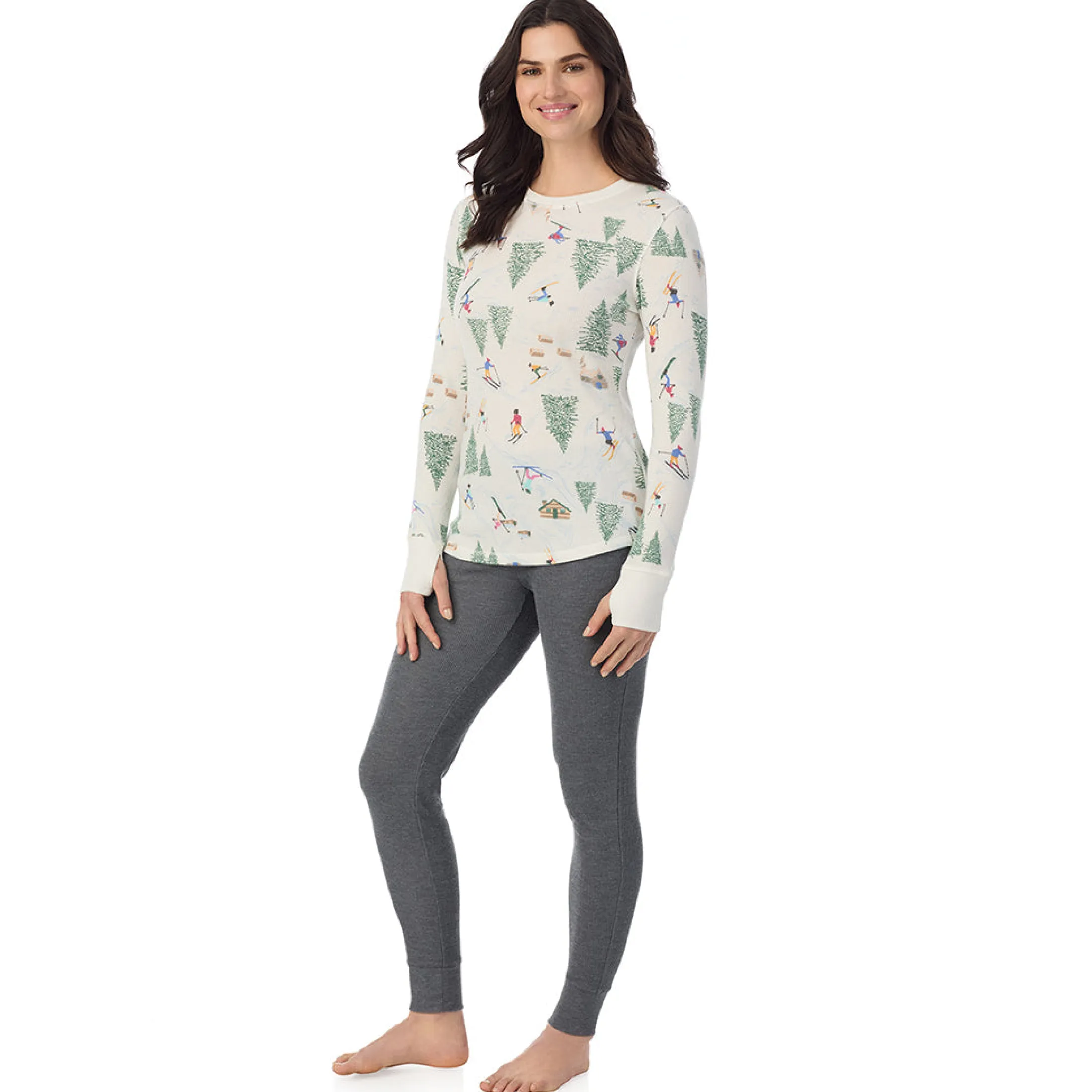 Cozy Stretch Thermal Long Sleeve Crew