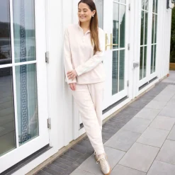 Cuddl Duds x Jennifer Lake Fleecewear with Stretch Cropped Jogger