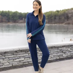 Cuddl Duds x Jennifer Lake Fleecewear with Stretch Cropped Jogger