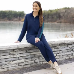 Cuddl Duds x Jennifer Lake Fleecewear with Stretch Cropped Jogger