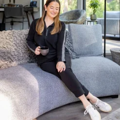 Cuddl Duds x Jennifer Lake Fleecewear with Stretch Cropped Jogger