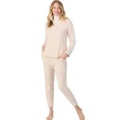 Cuddl Duds x Jennifer Lake Fleecewear with Stretch Cropped Jogger