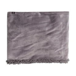 Double Plush Velour and Sherpa Reversible Neckwarmer