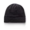 Double Plush Velour Hat with Sherpa Cuff