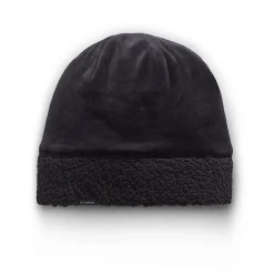 Double Plush Velour Hat with Sherpa Cuff