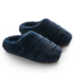 Faux Fur Puff Clog Slipper