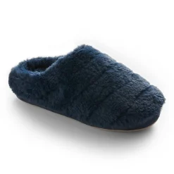 Faux Fur Puff Clog Slipper