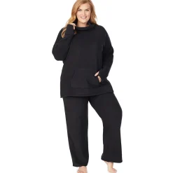 Fleecewear With Stretch Long Sleeve Tunic PLUS