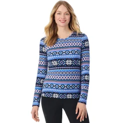 Fleecewear With Stretch Long Sleeve Crew TALL