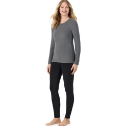 Fleecewear With Stretch Long Sleeve Crew TALL