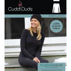 Fleecewear With Stretch Long Sleeve Crew TALL