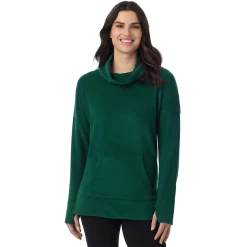 Fleecewear With Stretch Long Sleeve Tunic
