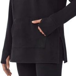 Fleecewear With Stretch Long Sleeve Tunic