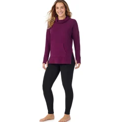 Fleecewear With Stretch Long Sleeve Tunic